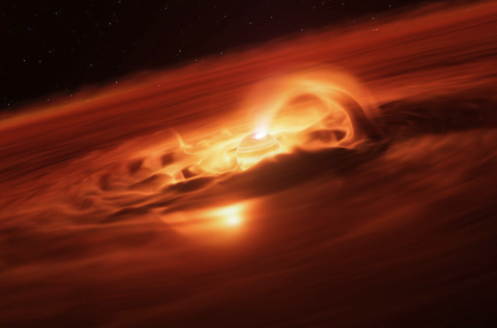 Hallaron un planeta errante que crece a ritmo récord